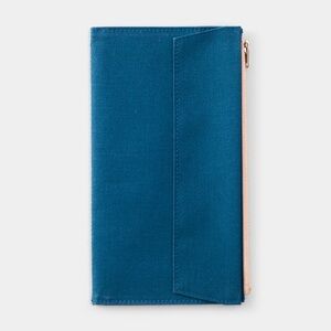 Traveler’s Factory Papercross Zipper Blue Regular Size